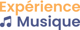 Logo Expérience Musique, cours particuliers de guitare et de chant.